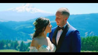 Gorge Crest Vineyards Wedding Video  Diany amp Joel [upl. by Lrat]