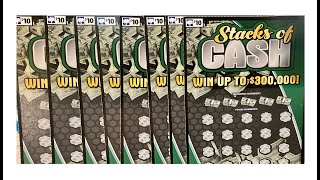 SC 1000 Stacks of Cash Scratch Off Lottery Tickets 07 [upl. by Simona705]