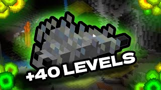 Minecraft Silverfish XP FARM 121  1 Potion  40 LEVELS 🪳 [upl. by Phionna]