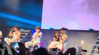 CNCO concert performing fan Enamorda performance on stage live [upl. by Jasper]