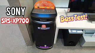 Sony SRSXP700 Wireless Powerful Party Speaker Bass Sound Test [upl. by Rehpotisrhc]