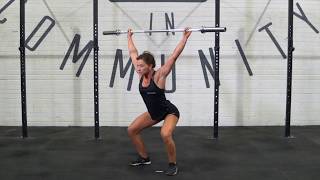 Hang Power Snatch  CrossFit Movement Library [upl. by Rockey380]