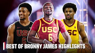 Best of Bronny James USC Highlights 🙌  ESPN College Basketball [upl. by Honig]