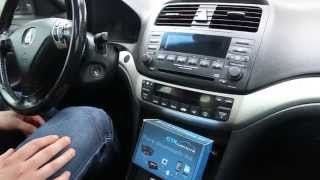 Bluetooth Kit for Acura TSX 20042008 by GTA Car Kits [upl. by Nottap631]