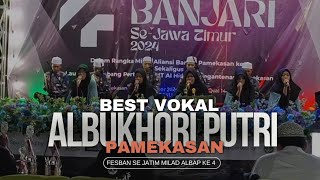 ALBUKHORI PUTRI  BEST VOKAL FESBAN MILAD ALBAP KE 4 SE JAWA TIMUR 2024 [upl. by Nirag]