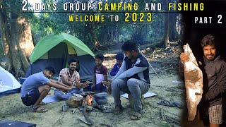 2 Days Winter Group Camping and Fishing  A Grand Welcome to 2023  Celebrating New Year camping [upl. by Oirrad]