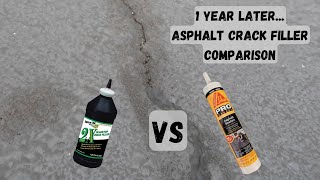 One year later heres how these two asphalt crack fillers performed [upl. by Irwin]