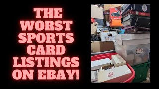 THE WORST AND MOST EXPENSIVE SPORTS CARD COLLECTIONS LISTED ON EBAY [upl. by Nimocks]