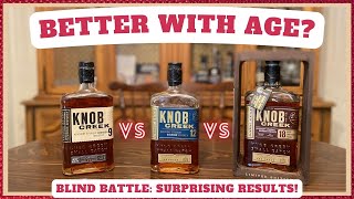 Knob Creek Bourbon Blind 9 Year vs 12 Year vs 18 Year [upl. by Soule]