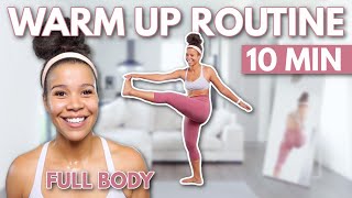 Do This Warm Up Before Your Workouts  10 Min Full Body Warm Up Routine  growwithjo [upl. by Harlen157]