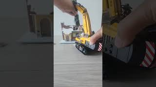 Lego crane destroying home interestingtoy legogameplay legocrane legotoys asmrsounds [upl. by Yllop]