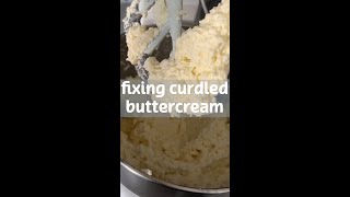 how to fix curdled buttercream [upl. by Reider]