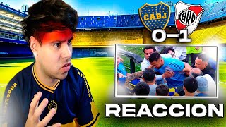 BOCA vs RIVER REACCION  ESTOY RECONTRA RE CALIENTE [upl. by Myers]