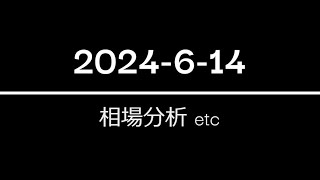 【FX】 2024614 相場分析 etc [upl. by Kinson]