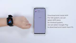 HAVIT  M9021 How to setup your smartwatch [upl. by Entruoc]