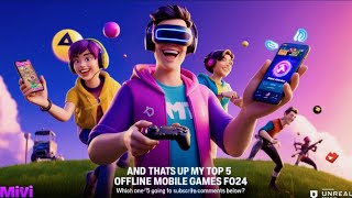 Top 5 Offline Mobile Games to Play Anywhere 🎮📱  No WiFi Needed [upl. by Ojoj381]