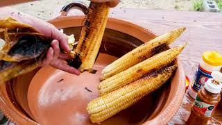 Elotes Asados de Rancho  El Arriero De Ramones [upl. by Reynold]