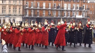 Changing the Guard at Windsor Castle  Saturday the 16th of February 2019 [upl. by Namharludba]