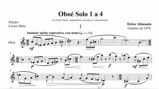 OboÃ© Solo 1 a 4  Heitor Alimonda [upl. by Meghann]