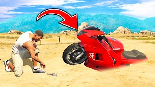 Encontre MOTOS ENTERRADAS en GTA 5 [upl. by Airdnna149]