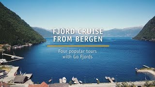 Four popular fjord cruises from Bergen Norway [upl. by Adnolahs]