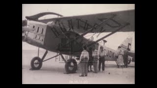 Early Airplane in Africa 1920s  Archive Film 1066848 [upl. by Nahgiem512]