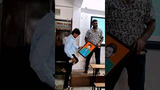 Teachers day surprise gift gift reaction teachers art drawing [upl. by Aitram]