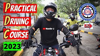 LTO PRACTICAL DRIVING COURSE PDC for MOTORCYCLE  ACTUAL DRIVING COURSE amp FULL GUIDE  Wander J [upl. by Mei600]