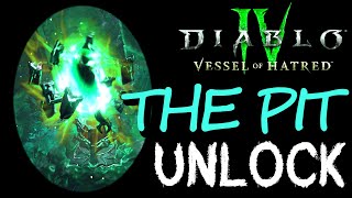 How to Unlock the Artificers Pit  Vessel of Hatred  Diablo 4 [upl. by Ekyt]