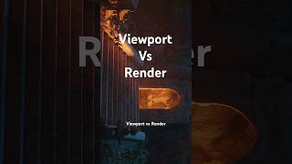 3D Viewport vs Render [upl. by Ahsiekrats]