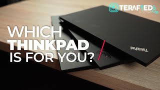 Which Lenovo ThinkPad Is The One For You [upl. by Ahsenre]