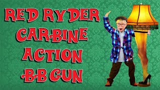 Red Ryder Carbine Action BB Gun backing track karaoke instrumental A Christmas Story [upl. by Garate326]