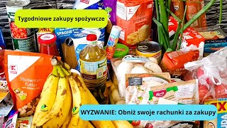 WYZWANIE Obniż swoje rachunki za zakupy spożywcze zakupy na cały tydzień [upl. by Roley12]