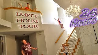 24 Hour Challenge in an Abandoned Mansion Empty House Tour [upl. by Ahsitel]