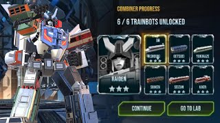 ALL PART OF RAIDEN UNLOCKED  TRANSFORMERS NEW COMBINER [upl. by Emanuele]