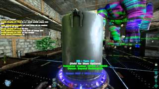 ARK Survival Evolved Industrial Cooker Mashing eggs makin kibble [upl. by Atenik148]