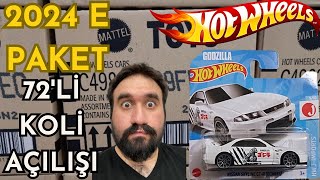 Hot Wheels Regular 2024 E Case 72li Koli Açılışı  TADIM KAÇTI [upl. by Annavas]