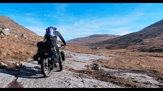 20229  Off road cycling in Scotland  Loch Etive to Kinloch Rannoch [upl. by Neeruan377]