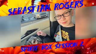 Sebastian rogers 2nd spirit box session [upl. by Liuqnoj]