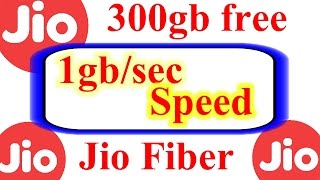 Jio Fiber to the Home  FTTH   Speed 1gbSecond  300gb free internet for 3 month  100gbmonth [upl. by Delfine153]