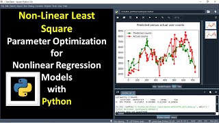 Python Nonlinear Least squareNon linear regression models Parameter Estimation [upl. by Adnoval]