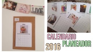 Como hacer un calendario y programador I DIY vuelta a clases [upl. by Rehtnug]