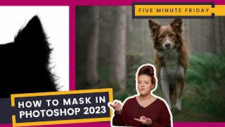 How to Mask Fur and Hair in Photoshop CC 2023  Another Update for Masking in Photoshop [upl. by Aleetha]