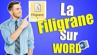 TUTO WORD 12  Ajouter Une FILIGRANE Sur Un Document Word [upl. by Photina]