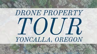 Drone property tour of 4545 Elkhead Rd Yoncalla Oregon  Homes and Acreage for Sale [upl. by Matthias]