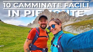 10 Camminate FACILI in Piemonte [upl. by Anelyak]