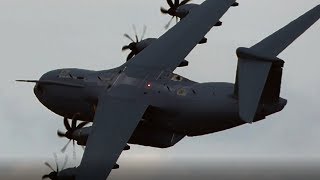 Airbus A400M Atlas EdA display Festa al Cel 2019 airshow [upl. by Ramsden]