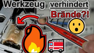 🔥 WERKZEUG verhindert BRÄNDE 😮 Mängel in elektrischen Anlagen beim Prüfen frühzeitig entdecken 🧐 [upl. by Ado963]