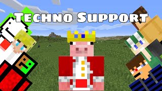 Dream SMP Supporting Technoblade For 5 Minutes [upl. by Etteyafal]