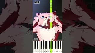 Ara Ara Wednesday fash  Piano Tutorial [upl. by Yoho]